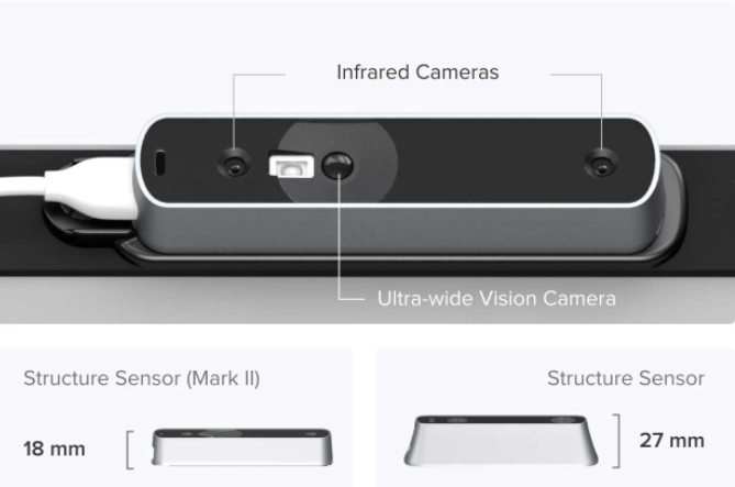 最新版 3Dスキャナー STRUCTURE SENSOR PRO ブラケット付 - その他