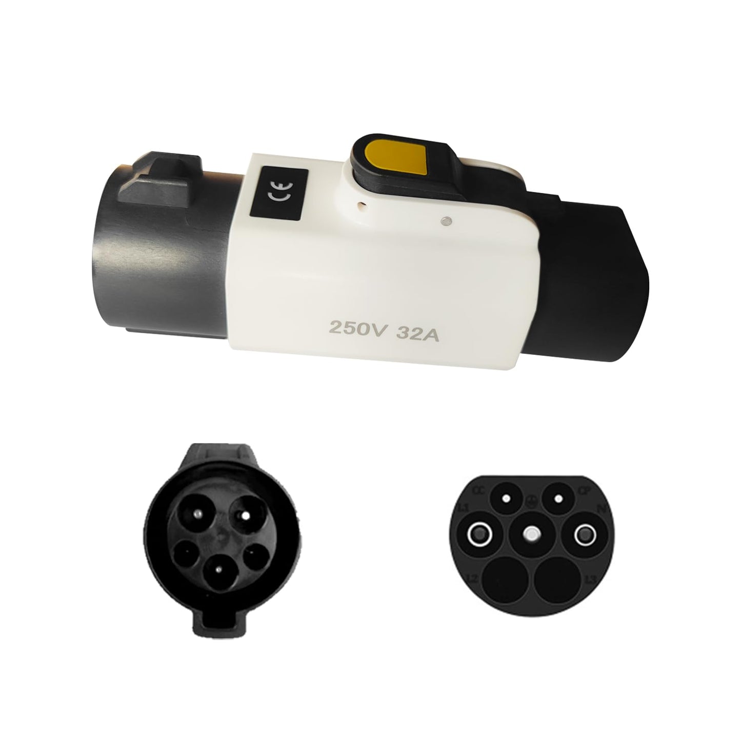 Adaptador de carga EV tipo 1 a GBT Adaptador de carga para vehículos eléctricos SAE j1772 a GBT EV Adaptador de carga