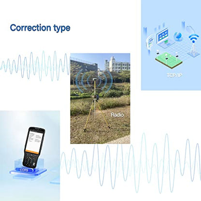 SMAJAYU R26 V1 Rover GNSS Surveying Rover System LP80 de Mano con Receptor RTK(Poste de medición excluido)