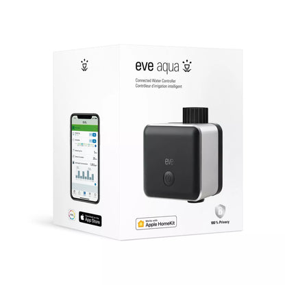 Eve Aqua - Controlador de agua inteligente con tecnología Apple HomeKit - Negro 10028112