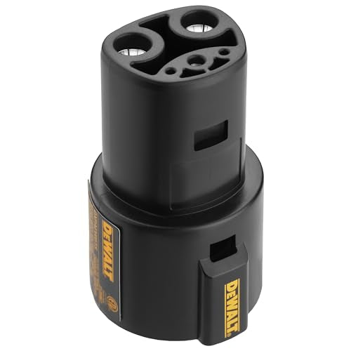 DEWALT Adaptador de carga SAE J1772 a Tesla EV, compatible con todos los vehículos eléctricos Tesla, conector de alta potencia 60A/250V, fácil de conectar, no requiere herramientas