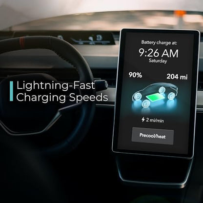 Lectron Tesla Supercharger (NACS) a CCS - Adaptador de vehículo eléctrico - 500 amperios / 1,000 V - Carga rápida tu CCS1 EV en supercargadores Tesla con enchufe Vortex