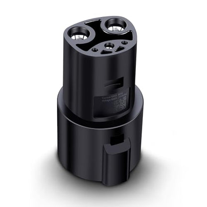 Lectron Adaptador J1772 a Tesla de 80 amperios (250V) - Compatible con Tesla Model S/3/X/Y/Cybertruck y todos los vehículos eléctricos de la alianza NACS (negro)