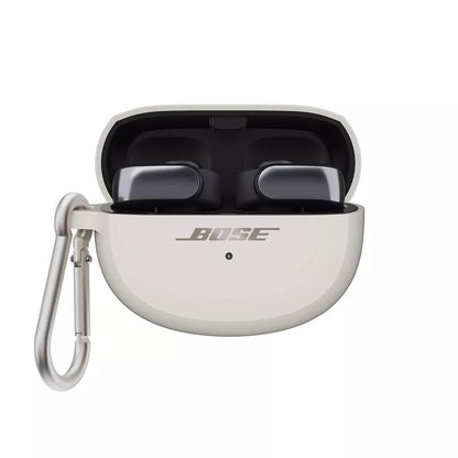 Audífonos inalámbricos Bose Ultra Open, edición Diamond 60th, con funda ahumada en blanco