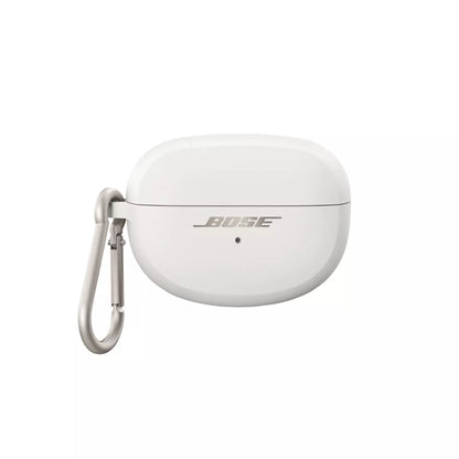 Audífonos inalámbricos Bose Ultra Open, edición Diamond 60th, con funda ahumada en blanco