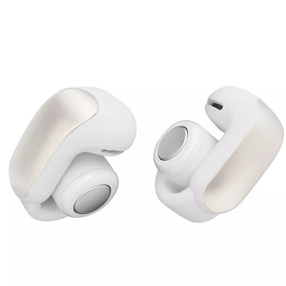 Audífonos inalámbricos Bose Ultra Open, edición Diamond 60th, con funda ahumada en blanco