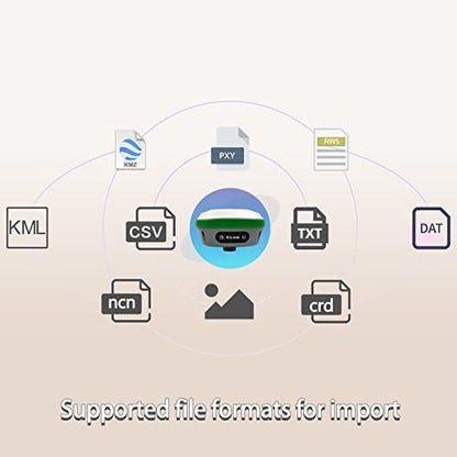 SMAJAYU R26 V1 Rover GNSS Surveying Rover System LP80 de Mano con Receptor RTK(Poste de medición excluido)