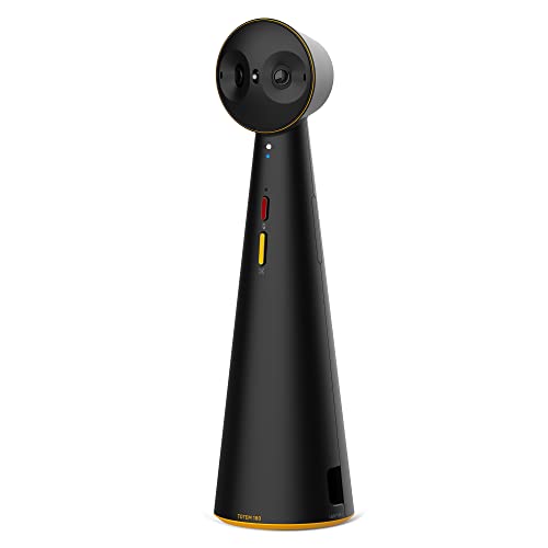 TOTEM 180 Cámara de videoconferencia panorámica 4K con vista de 180° y 120°, cámara web premium, cobertura de habitación completa, Encuadre automático AI, micrófonos de reducción de ruido, USB-C