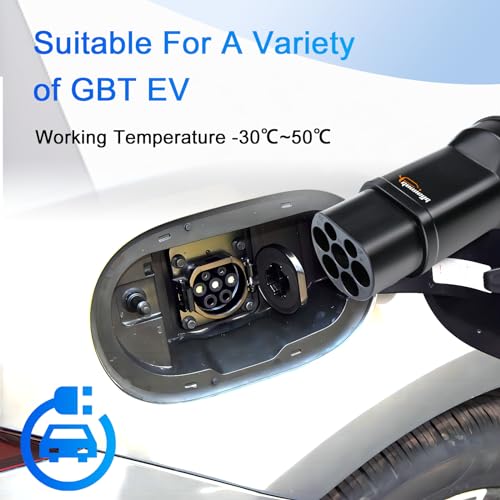 Conector de cargador EV tipo 1 a GBT, apto para BYD, adaptador de carga de vehículo eléctrico SAE j1772 a GB/T EV adaptador de carga (J1772 a GBT Modelo 1)