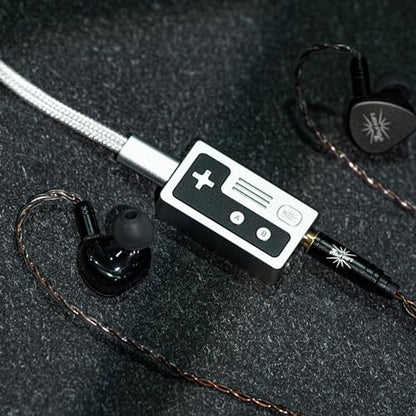 Linsoul Kiwi Ears Allegro - Amplificador portátil en el oído, USB DAC con chip ES9028Q2M, alta resolución de 32 bits/384 kHz, amplificador de auriculares HiFi para teléfono/PC