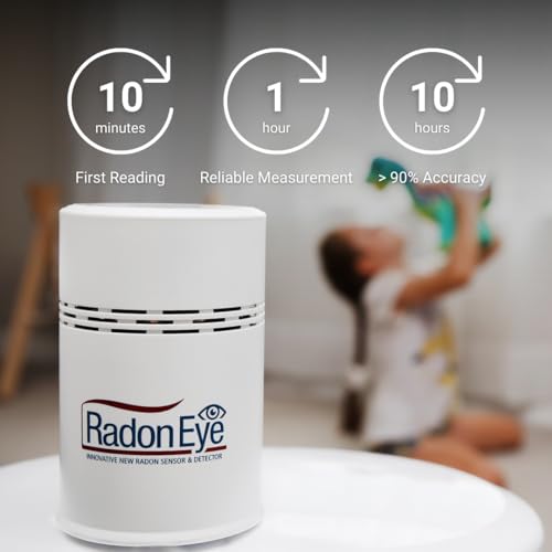 Detector monitor inteligente de radón Radon Eye RD200, para pruebas de propietarios de casa, teléfono inteligente permitido