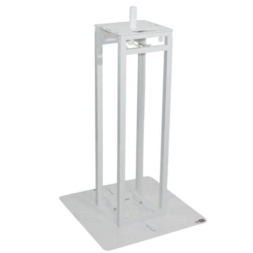 Prox XT-FLEXTOTEM TV Flex Totem TV - Soporte de tótem ajustable de altura de 3 a 6 pies con soporte para TV, placa base plegable y perno para altavoz