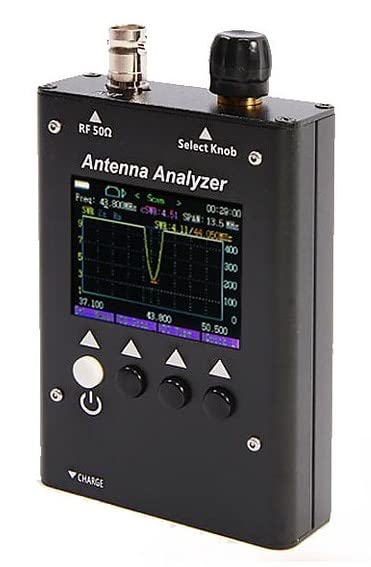 LATNEX ATA-60M 0.5-60MHz SWR Analizador de antena Radio portátil Walkie Talkie, CB, jamón y radio bidireccional