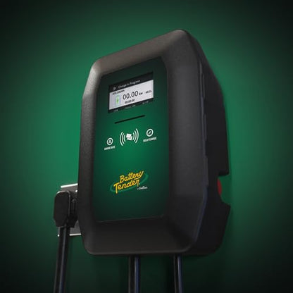 Battery Tender eCharge - Cargador EV de 48 AMP – Estación de carga rápida para vehículos eléctricos para interiores y exteriores de nivel 2 con cable flexible de 25 pies NEMA 14-50 - 022-3019-DL-WH