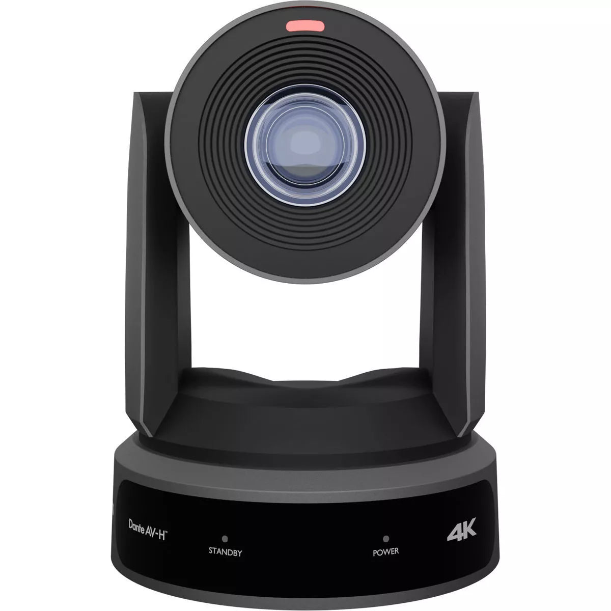 Cámara PTZ para interiores con luz indicadora PTZOptics Link 4K SDI/HDMI/USB/IP Dante AV-H - 
PT20X-LINK-4K-GY