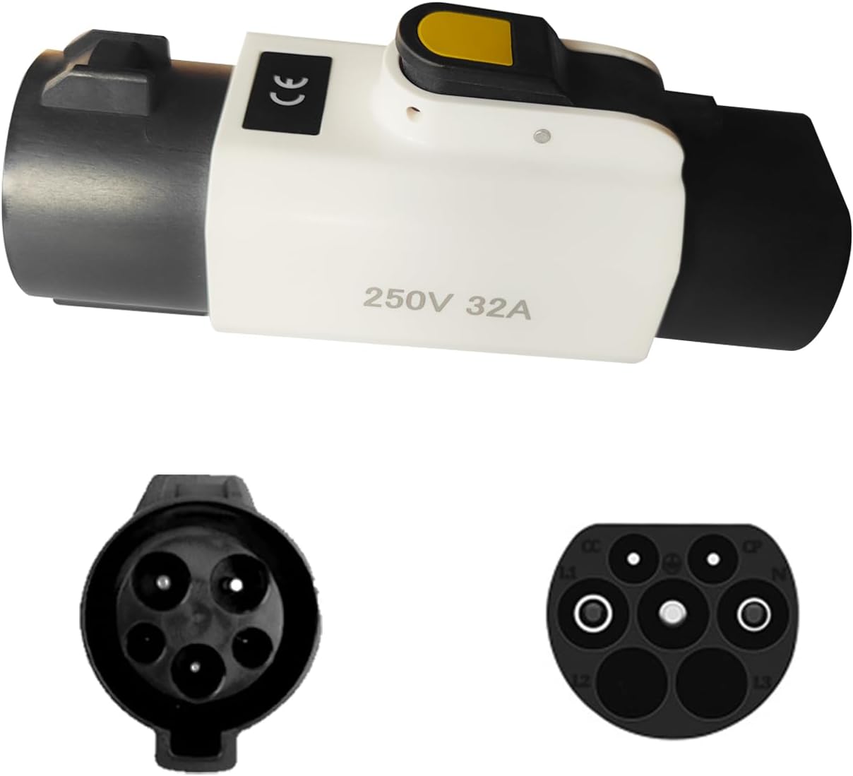 Adaptador de carga EV tipo 1 a GBT Adaptador de carga para vehículos eléctricos SAE j1772 a GBT EV Adaptador de carga