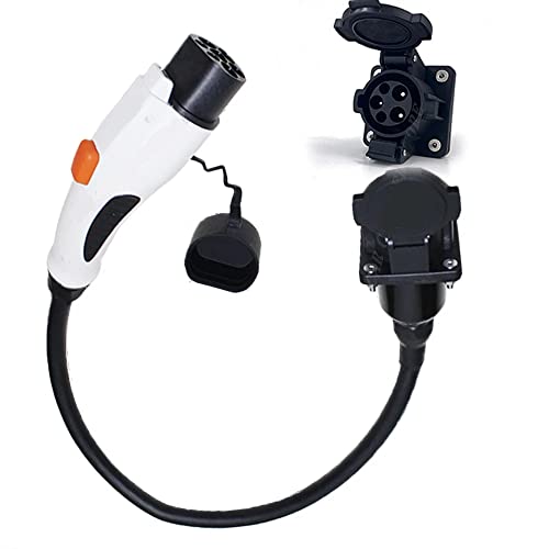 Adaptador EVSE de 32 A GBT Este adaptador se utiliza para cargar un coche eléctrico GB/T en cargadores J1772 tipo 1 EV con cable de 1.6 ft T1-GB/T