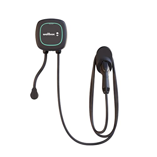 Pulsar Plus Level 2 Cargador inteligente para vehículo eléctrico – 40 Amp NEMA ultra compacto, WiFi, Bluetooth, Alexa y Google Home