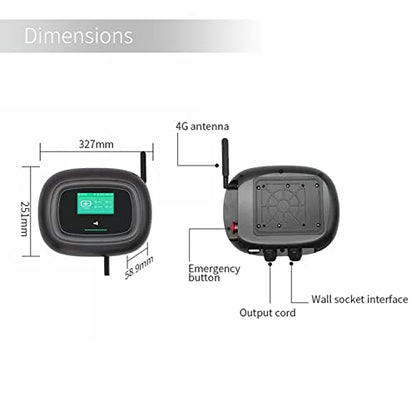 MCEVKELN Nivel 2 J1772 - Cargador EV 240 V 32a WiFi, estación de carga inteligente para vehículos eléctricos BG-001