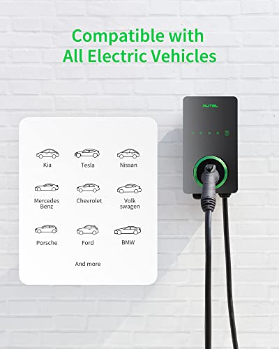 Autel Home Smart Electric Vehicle 50Amp 240V Estacion de carga Wi-Fi Bluetooth EVSE MAXI US AC LW12 106000322