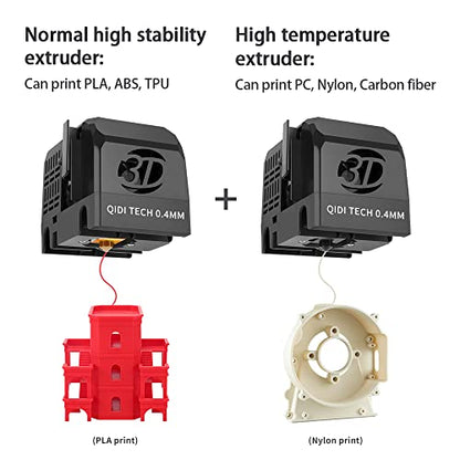 R QIDI TECHNOLOGY Impresora 3D inteligente grado industrial X-max impresión de alta precisión con ABS PLA TPU filamento flexible QDMAX201905