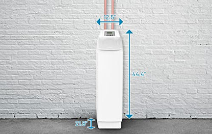 Pentair OMNIFilter OM40KCS Sistema de suavizante de agua de 40,000 granos, suavizante de gabinete de alta eficiencia con regeneración de demanda