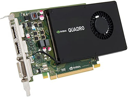 Nvidia Quadro K2200 - Tarjeta de video (4 GB, 128 bits, PCI Express, 2.0 x 16, altura completa, reacondicionada certificada)