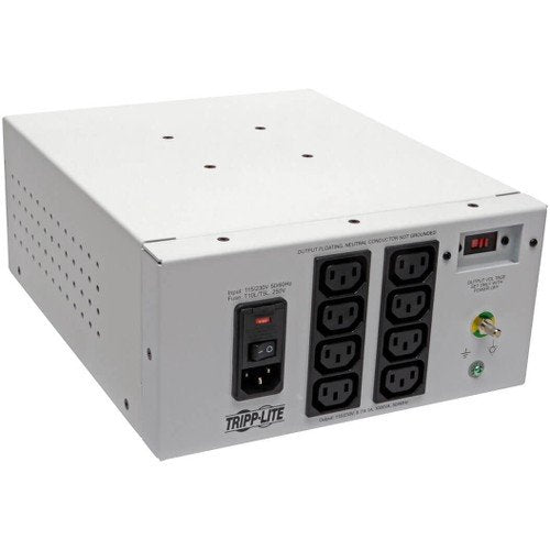 Tripp Lite IS1000HGDV Isolator Series Dual-Voltage 115/230V 1000W 60601-1 Medical-Grade Isolation Transformer