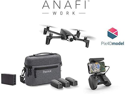 Parrot - 4K Drone - Anafi Work - Complete Nomad Pro Pack - 4K HDR 21 MP Camera 180° Orientation and Lossless Zoom - 3D Modeling Software - The Ultra-Compact Drone for All Professionals