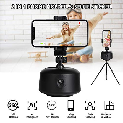 Beyonday Smart Tracking Selfie Stick, 360 ° Rotación Auto Face Object Tracking Camera Trípode Holder