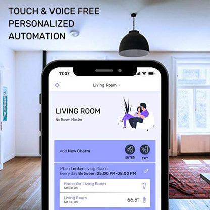 Sensor de presencia inteligente RoomMe – Detección de presencia de nivel de habitación específica para personas mediante smartphones registrados