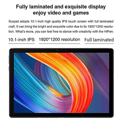 CHUWI SurPad Android 10.0 Tablet con teclado 4G LTE Unlocked Phablet 10.1-inch 1920x1200 IPS Touchscreen Helio P60 Octa-Core 4GB RAM 128GB UFS2.1 USB-C