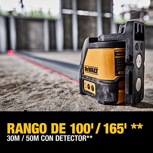 DeWalt DW088K Láser de línea cruzada con autonivelación DW088K-XJ