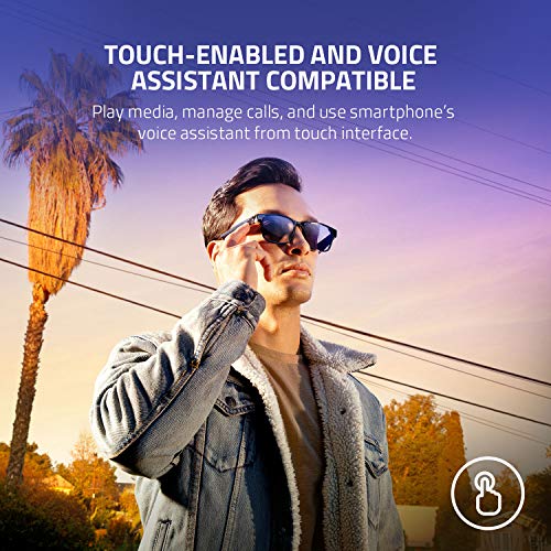 Razer Anzu Smart Lentes Blue Light Filtering & Polarized - Low Latency Audio Built-in Mic & Speakers Touch Voice Assistant