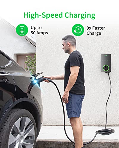 Autel Home Smart Electric Vehicle 50Amp 240V Estacion de carga Wi-Fi Bluetooth EVSE MAXI US AC LW12 106000322