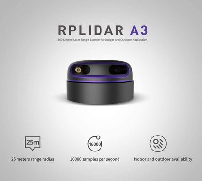 youyeetoo Slamtec RPLIDAR A1/A2/A3/S1 2D LIDAR Sensor escáner de radio de escaneo de 360 grados LIDAR Sensor Escáner para la Evitación de Bstacle y la Navegación de Robots