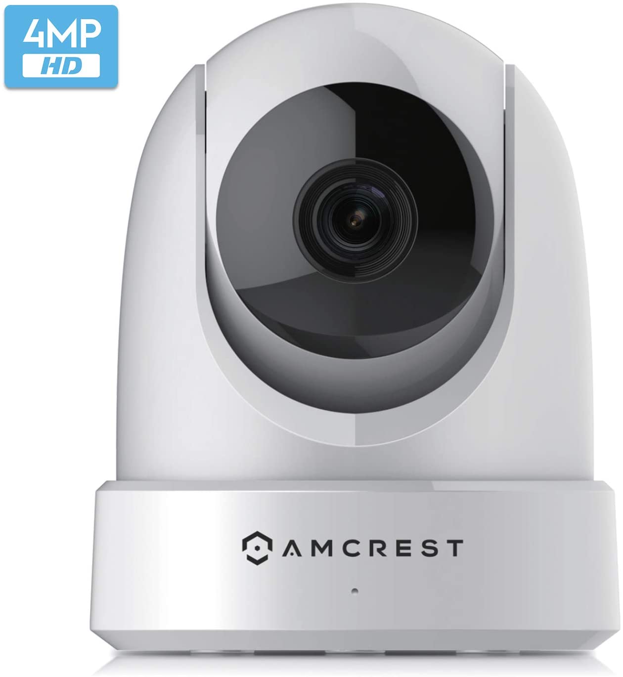 Amcrest - Cámara de seguridad para interiores (4 Mpx, UltraHD, WiFi, visión nocturna, doble banda, 5 ghz/2,4 GHz, 4 Mpx @ ~ 20 FPS, 120° FOV, IP4M-1051W)