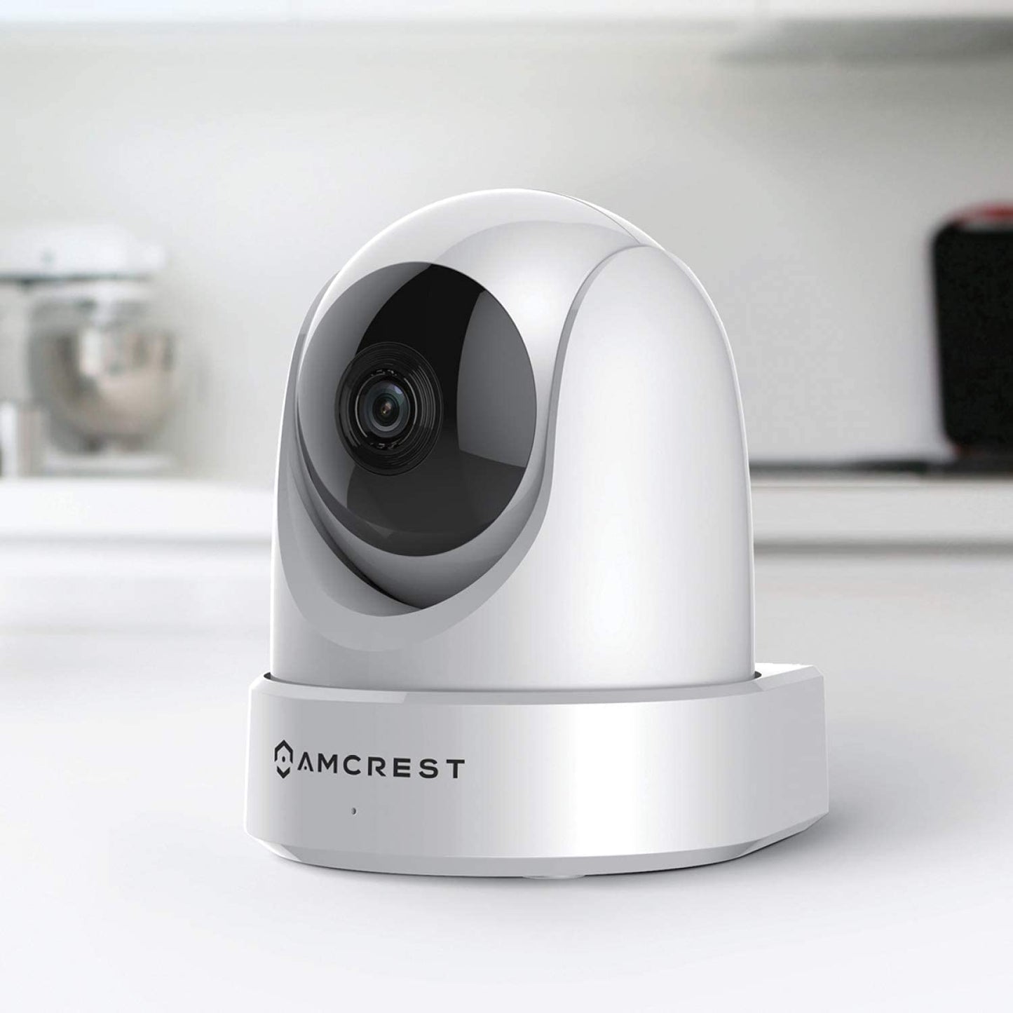 Amcrest - Cámara de seguridad para interiores (4 Mpx, UltraHD, WiFi, visión nocturna, doble banda, 5 ghz/2,4 GHz, 4 Mpx @ ~ 20 FPS, 120° FOV, IP4M-1051W)