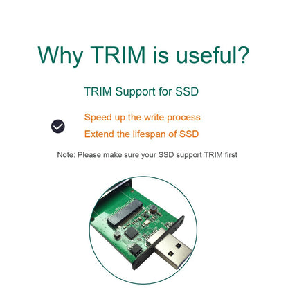 GLOTRENDS USB 3.0 to M.2 Enclosure Case for SATA M.2 SSD(Key B/B+M)