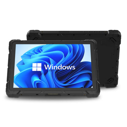 HIGOLEPC - Tableta resistente con Windows 10 PRO de 64 bits, pantalla de 10.1 pulgadas, MIL-STD-810G, batería de 16000 mAh, Intel Gemini Lake N4120, 8 GB RAM/128 GB ROM, cámaras de 5MP y 2 MP, para campo de trabajo empresarial.