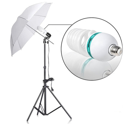 Slow Dolphin Photography Photo Video Studio Background Stand Support Kit with Muslin Backdrop Kits (White Black)