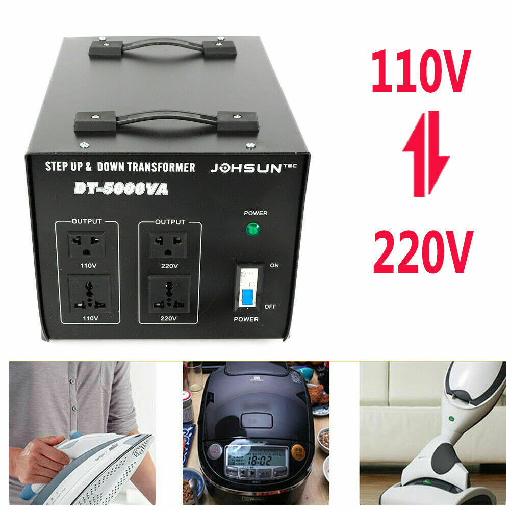 CONVERTIDOR DE VOLTAJE 110V-220V 10000W Y 220V A 10V TRANSFORMADOR PASO ARRIBA Y ABAJO