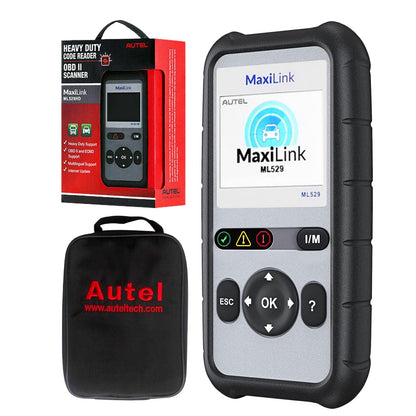 Autel MaxiLink ML529 (versión actualizada 2022 de AL519) Lector con actualización de software de por vida, AutoVIN para DTC rápido escáner OBDII