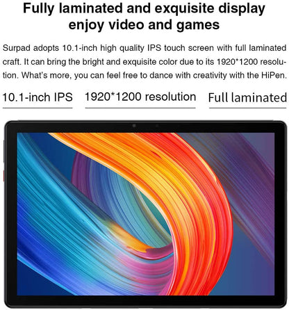 CHUWI SurPad Android 10.0 Tablet con teclado 4G LTE Unlocked Phablet 10.1-inch 1920x1200 IPS Touchscreen Helio P60 Octa-Core 4GB RAM 128GB UFS2.1 USB-C