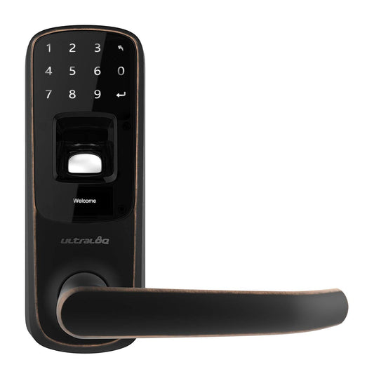 Ultraloq UL3 BT Bluetooth Enabled Fingerprint and Touchscreen Keyless Smart Lock (Satin Nickel)