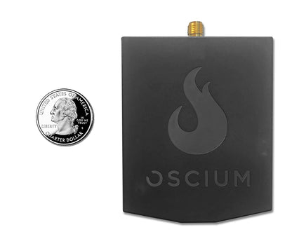 OSCIUM WiPry 2500x: Analizador de espectro Wi-Fi, 2,4 y 5 GHz, Soporte universal de plataforma (incluyendo iOS, Android, PC, Mac), portátil, informes avanzados, sin suscripción de software