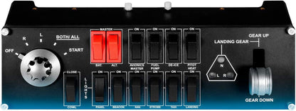 Logitech G Saitek Pro Flight Switch Panel de Conmutadores para Simulación de Vuelo, Cinco Posiciones de Control Giratorio de Magneto