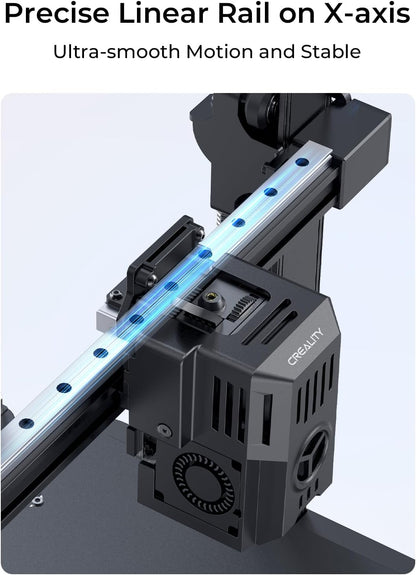 Creality Impresora 3D Ender-3 V3 KE, 500mm/s Velocidad de Impresión Impresora 3D, CR Touch Auto Nivelación, Sprite Extrusor Directo Acero Rígido Eje X Lineal, Impresión de 300 ℃, 220x220x240mm