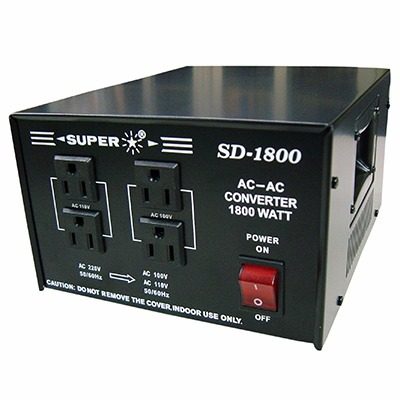 Convertidor De Voltaje 120v A 100v 1800w Aparatos De Japon