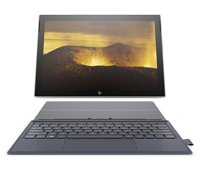 HP ENVY x2 laptop tablet desmontable de 12 pulgadas con lápiz óptico y 4G LTE, procesador Qualcomm Snapdragon 835, 4 GB de RAM, 128 GB de almacenamiento flash, Windows 10 (12-e091ms, plateado / azul)